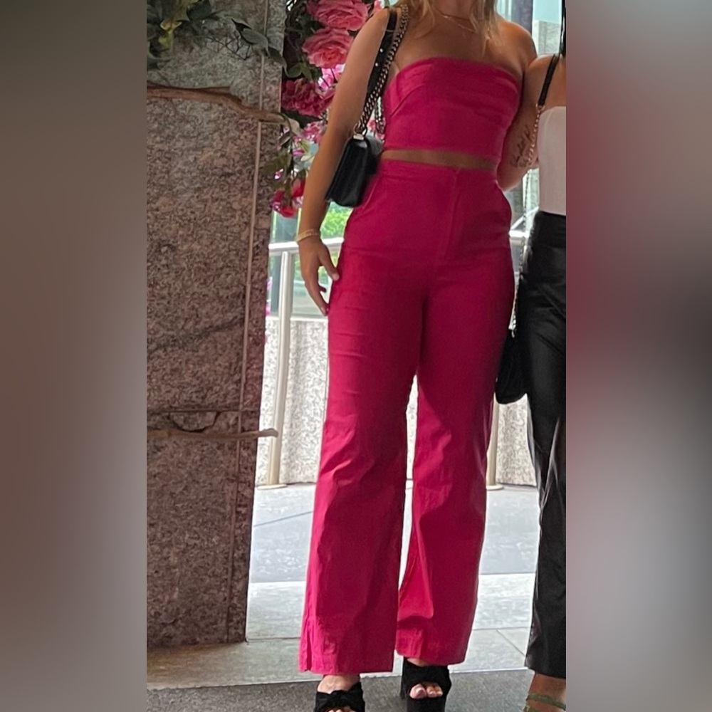 Hot Pink Linen Set- Hello Molly